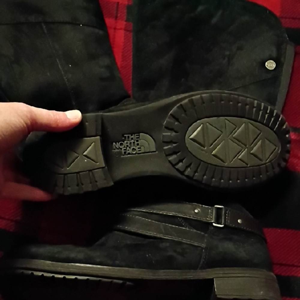 The North Face Black Leather Boots
